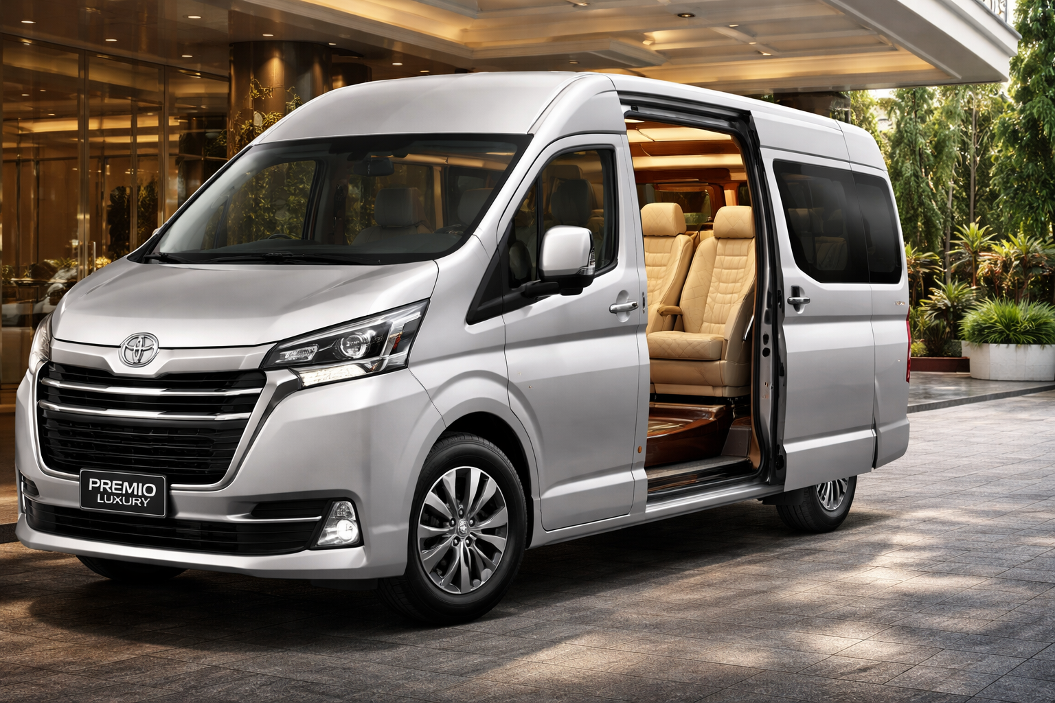 sewa hiace luxury
