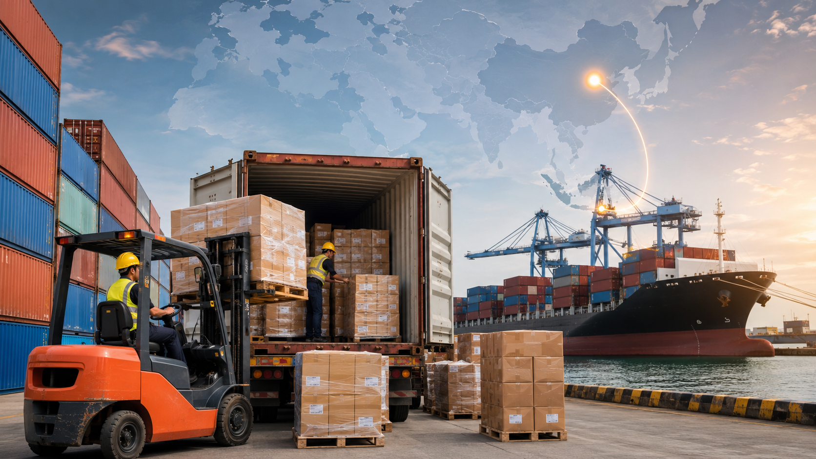 LCL Container - Kirim Barang Tanpa Sewa Kontainer Penuh
